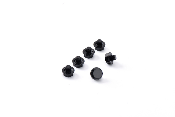 Anodized CD Pattern Aluminum Rivets Decorative Nails Electrophoretic Black