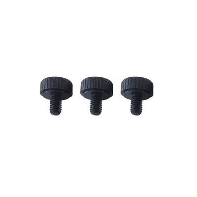 Environmental Protection Black Flower Thumb Screw Head Rolling Straight Grain