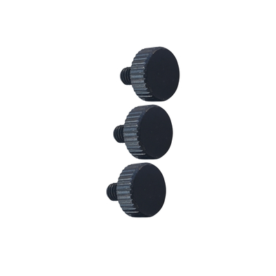 Environmental Protection Black Flower Thumb Screw Head Rolling Straight Grain
