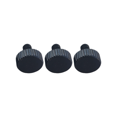 Environmental Protection Black Flower Thumb Screw Head Rolling Straight Grain