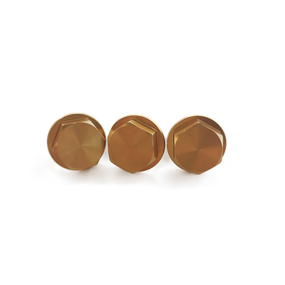 Electrophoresis Gold Aluminum Rivets For Wheel Aluminum Cnc Machining Parts Modified Car Fasteners