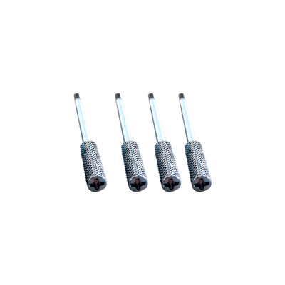 #4-40 UNC 49mm Length Stainless Steel Thumb Screws For Computer Cable