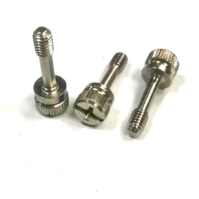 Groove Knurled Custom Captive Screws M4x16 Eleven Shaped Does Not Come Out