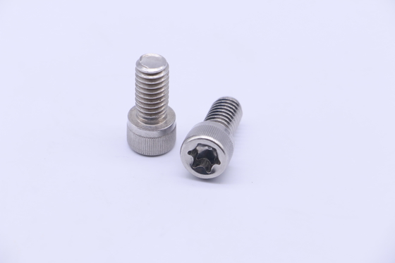 Cylindrical Head Stainless Steel Screw Plum Blossom Anti Theft SS316 3/8-24X1&quot;