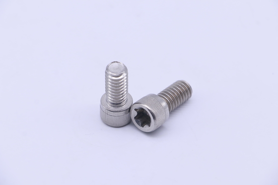 Cylindrical Head Stainless Steel Screw Plum Blossom Anti Theft SS316 3/8-24X1&quot;