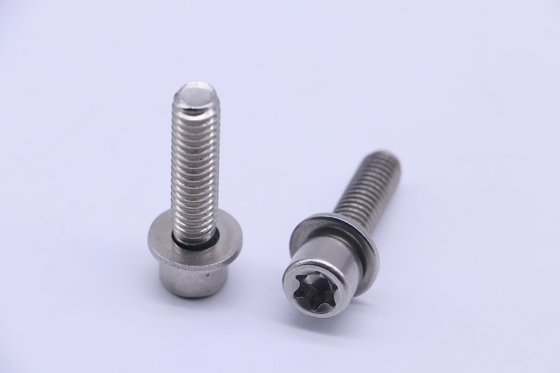 Cylindrical Head Stainless Steel Screw Plum Blossom Anti Theft SS316 3/8-24X1&quot;