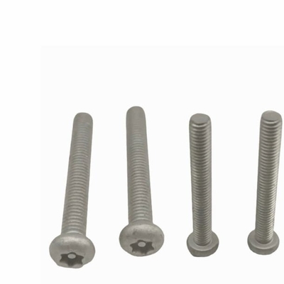 6-32x1/2" Tamper Proof Security Machine Screw Button 6 Lobe Torx Center Pin Head
