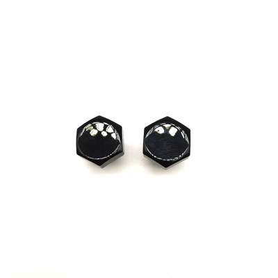 M8X7 Stainless Steel Decorative Screws For Wheel HEX12.8mm Head Height Color Zinc