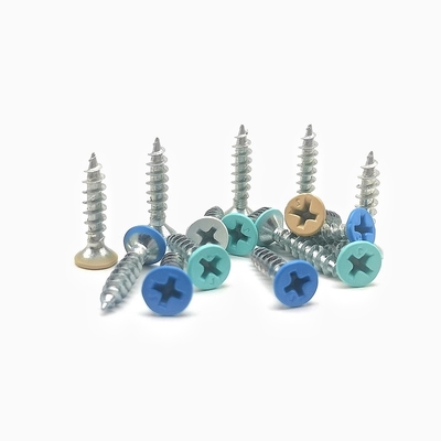 Processing baking paint white stainless steel screw decoration wood screw color baking paint Self-tapping screw