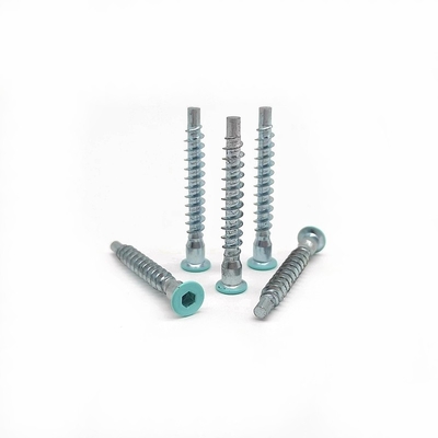 Countersunk Hexagonal Self Tapping Roller Thread Straight Repair Screw Wooden Tooth Cabinet Screw
