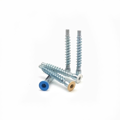 Countersunk Thread Straight Repair Cabinet Screw Hexagonal Self Tapping Roller