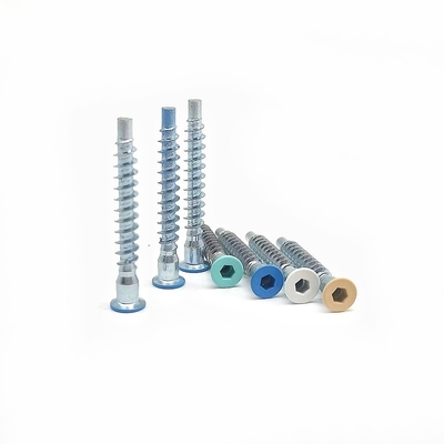 Customized Straight Repair Screws Countersunk Head Hexagonal Roller Coaster Thread