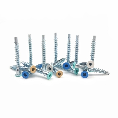 Straight Repair Furniture Screws - Countersunk Head Self Tapping Roller Thread Inner Hexagonal Roller Thread Screws