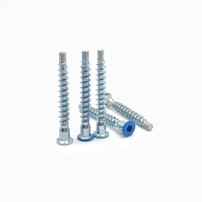 Flat Head Straight Trimming Screws Colored Paint For Furniture Assembly