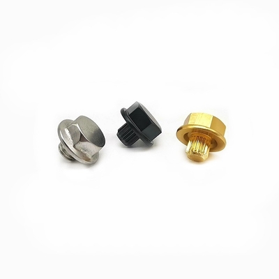 Custom Hexagonal Aluminum Alloy Straight Screw Car Hub Decorative Nail Cd