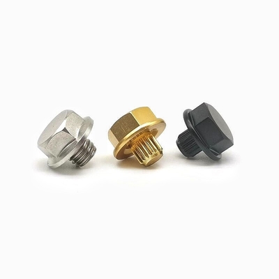 Custom Hexagonal Aluminum Straight Screw Alloy Car Hub Decorative Nail Cd