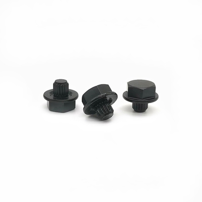 Custom External Hexagonal Aluminum Screw 6063 Automobile Hub Screw Crown Processing