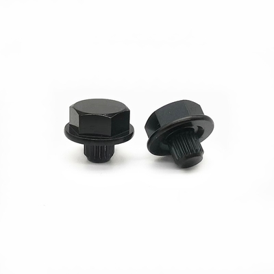 Custom External Hexagonal Aluminum Screw 6063 Automobile Hub Screw Crown Processing