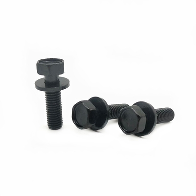 External Hexagon Head Flat Spring Pad Combination Bolt Screw High Strength