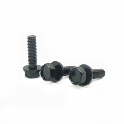 External Hexagon Head Flat Spring Pad Combination Bolt Screw High Strength