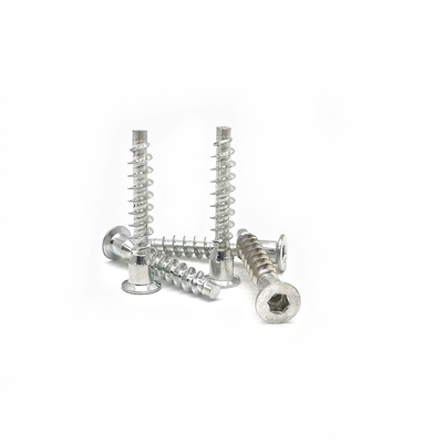 Customized Hexagon Self-Tapping Screw Countersunk Mountain Wire  M6*40