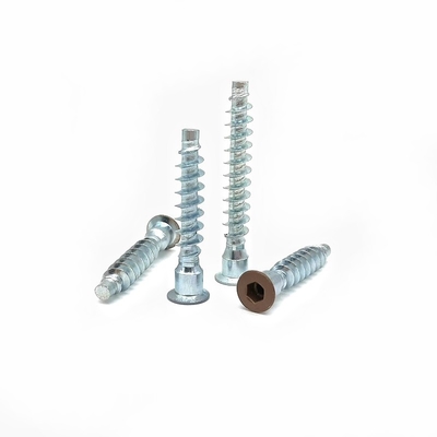 Countersunk Hexagon Cross-Thread Screws Furniture Self-Tapping Straight-Trimming Wood Teeth