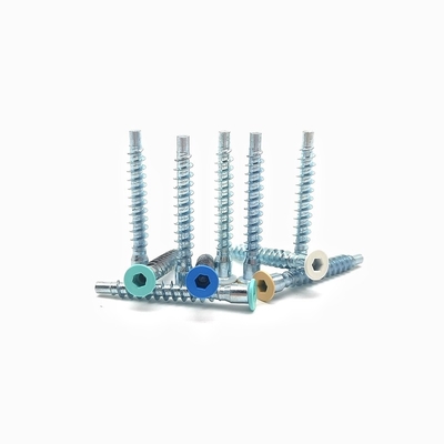 Countersunk Wooden Cabinet Screws Self-Tapping  2.9mm M6*50 M7*28 Flat Head Hexagonal Self-Tapping Screws