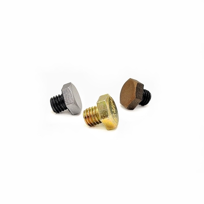 Stainless Steel External Hexagon Screw Full Tooth Bolt Coated With Colored Zinc Decora