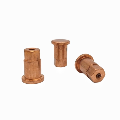 Customized Thread Type Red Copper Nut 23.4g For Building Construction