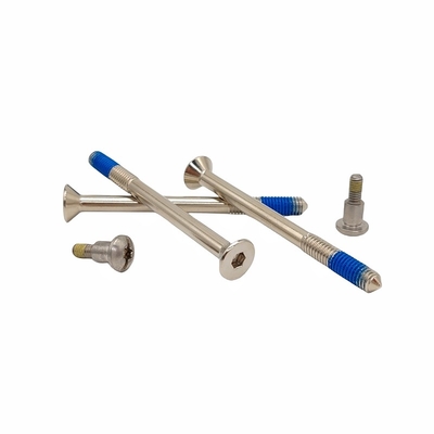 Custom Hexagon Dispensing Screws Coated With Blue Glue Bolts Anti-Oil