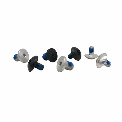 Sample Custom Plum Glue Screw Hexagon External Blue Glue Locking Bolt