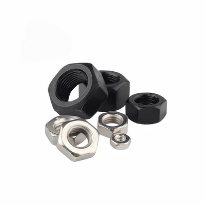 304 Stainless Steel External Hexagon Nut Metal Lock Nut  M14 M16 High Hardness