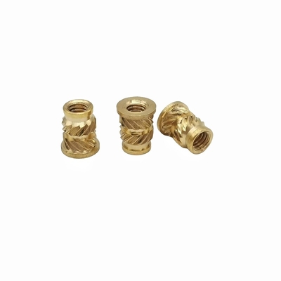 Hot Melt Copper Nut Soil Eight Pairs Of Twill Copper Flower Mother Brass Insert Copper Nut Injection Knurled Copper Nut