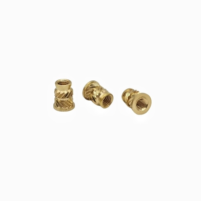 Double Twill Copper Nut Copper Insert Copper Flower Mother Hot Melt Injection Nut Copper Insert Nut