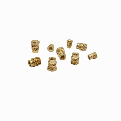 Double Twill Copper Nut Copper Insert Copper Flower Mother Hot Melt Injection Nut Copper Insert Nut