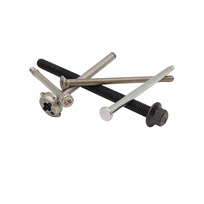 Custom-Made Inner Plum Blossom Extended Bolt Long Screw For Motor Long Screw With Outer Hexagon On Flange Surface