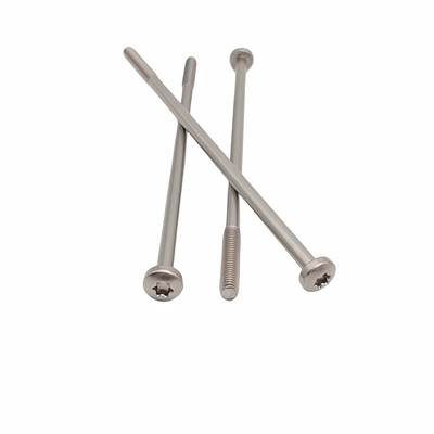Pan Head Screws Partially Threaded Stainless Steel Material Flower Shaped Groove T30 T25 T20 T15 Customizable Head Lengt