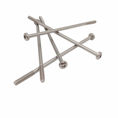 Pan Head Screws Partially Threaded Stainless Steel Material Flower Shaped Groove T30 T25 T20 T15 Customizable Head Lengt