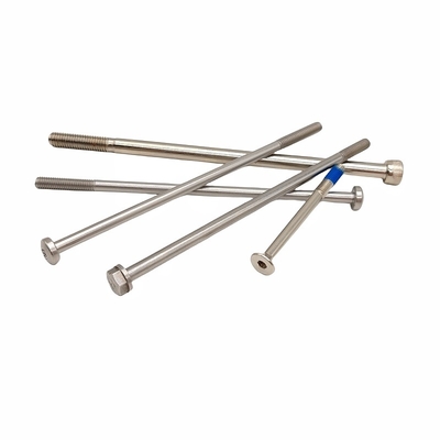 Custom-Made Inner Plum Blossom Extended Bolt Long Screw For Motor Long Screw With Outer Hexagon On Flange Surface