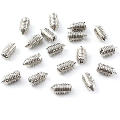 Factory Direct Sale Stainless Steel 304 Slotted Tip Set Screw Machine Meter Spire Screw