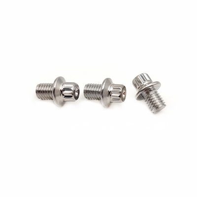 High Torsion Special Shaped Bolts Aluminum Pedal Studs Customize Thickness