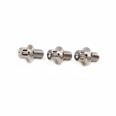 High Torsion Special Shaped Bolts Aluminum Pedal Studs Customize Thickness