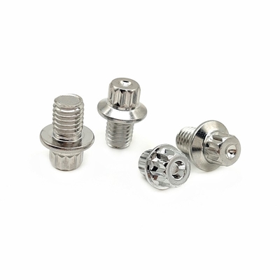 Chrome Plated Decorative Stainless Steel Security Screws  Aluminum Alloy Pedal Nail