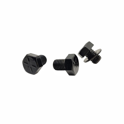 High Strength External Hexagon Screw Oxidation Blackening Carbon Steel External Hexagon Decorative Nail