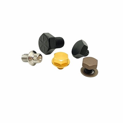 High Strength External Hexagon Screw Oxidation Blackening Carbon Steel External Hexagon Decorative Nail