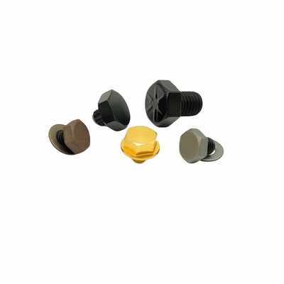 10.9 Class Painted Bright Black Hexagon Bolt Carbon Steel Hexagon Screw