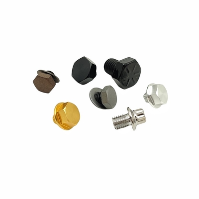 10.9 Class Painted Bright Black Hexagon Bolt Carbon Steel Hexagon Screw