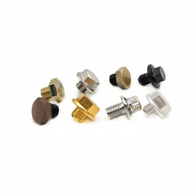 10.9 Level Painted Bright Black Hexagon Bolt Screw Custom Made