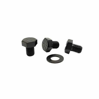 10.9 Level Painted Bright Black Hexagon Bolt Screw Custom Made