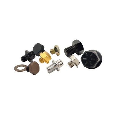 10.9 Level Painted Bright Black Hexagon Bolt Screw Custom Made